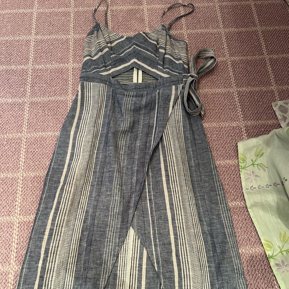 Linen Wrap Dress - Only Worn Once